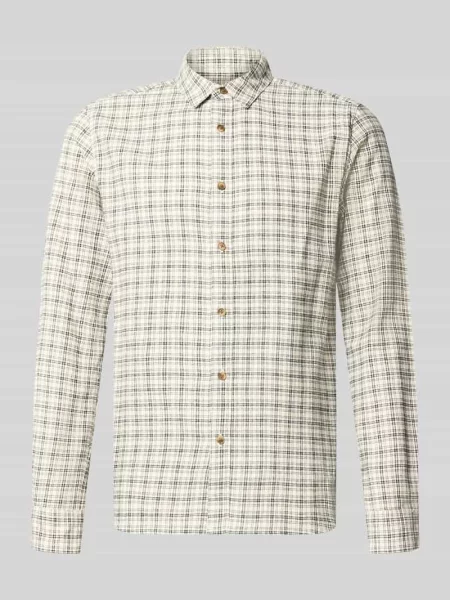 Koszula casualowa o kroju slim fit z czystej bawełny model GUDMUND' Only & Sons beżowa