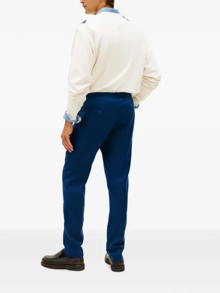 Pantaloni Tommy Hilfiger cu cordon albastru