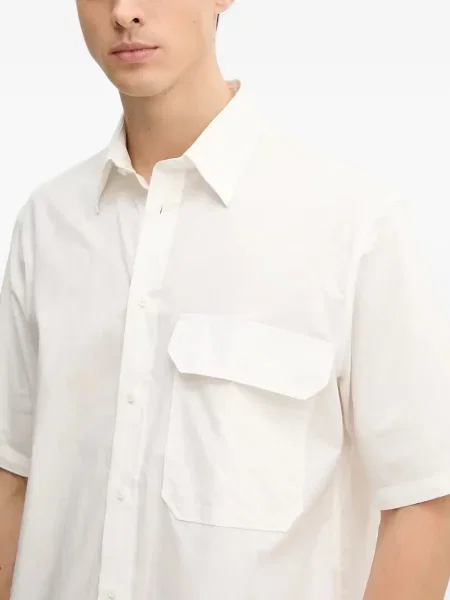 Cămașă Armani Exchange scurtă alb