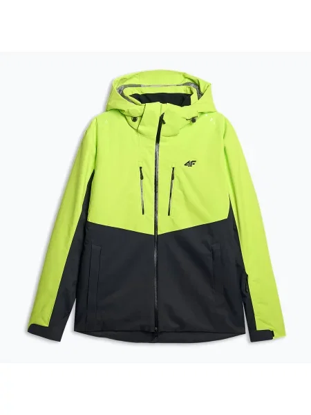 Geacă de schi pentru bărbați 4F lime