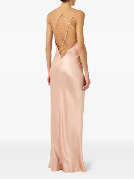 Maxi rochie maxi Elisabetta Franchi de costum roz