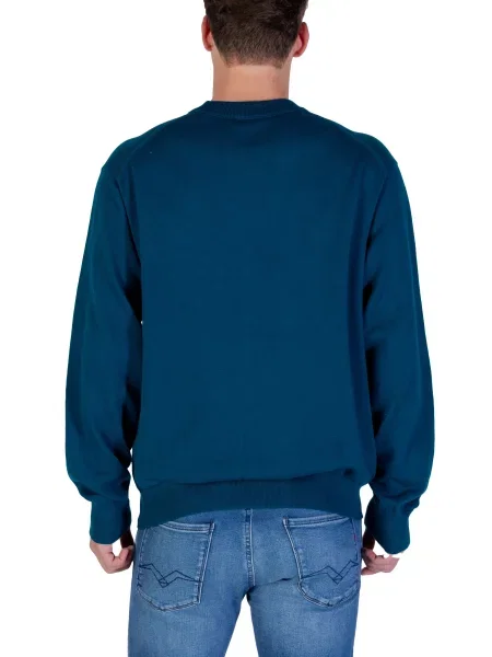 Пуловер Calvin Klein Jeans мъжки тюркоазено от лека материя