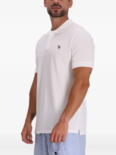 Polo Paul Smith cu model zebră alb