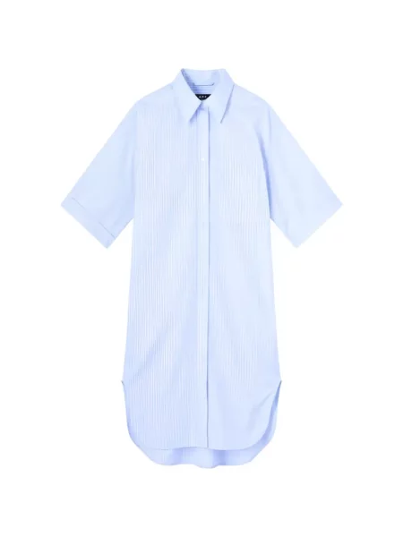 Rochie tip cămașă A.p.c. albastru