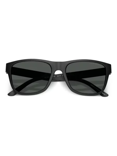 Raštuotos saulės akiniai Emporio Armani juoda