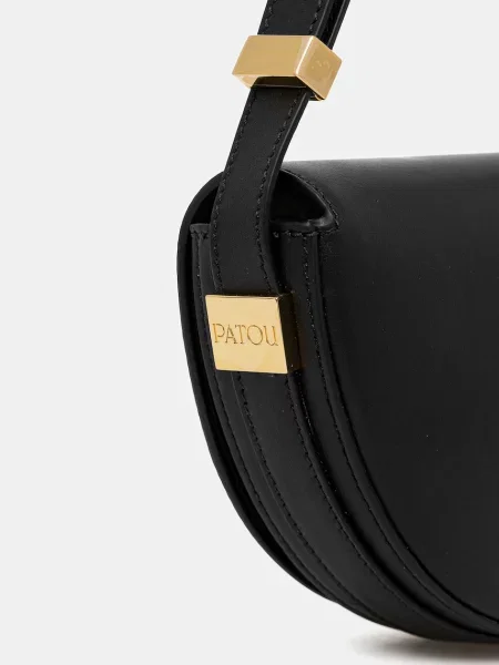 Кожаная сумка Patou черная