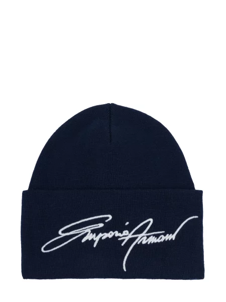 ARMANI Σκούφος Emporio Armani Mütze ναυτικό μπλε
