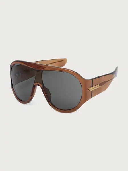 Bottega Veneta γυαλιά ηλίου καφέ
