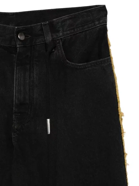 Blugi drepți Ann Demeulemeester negru