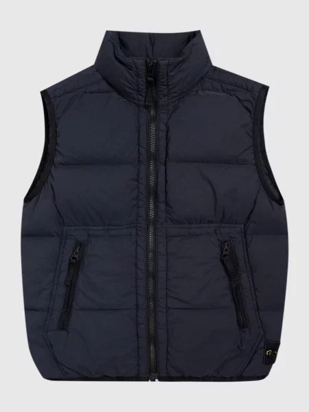 Дитячий пуховий жилет Stone Island синій
