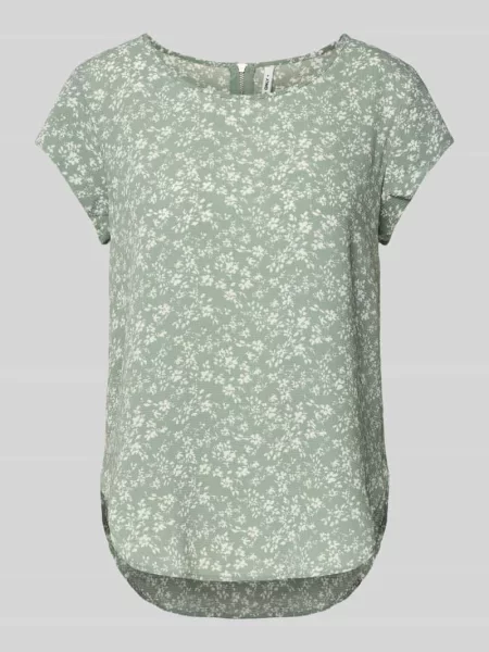 Bluzka Only z krepy zielona