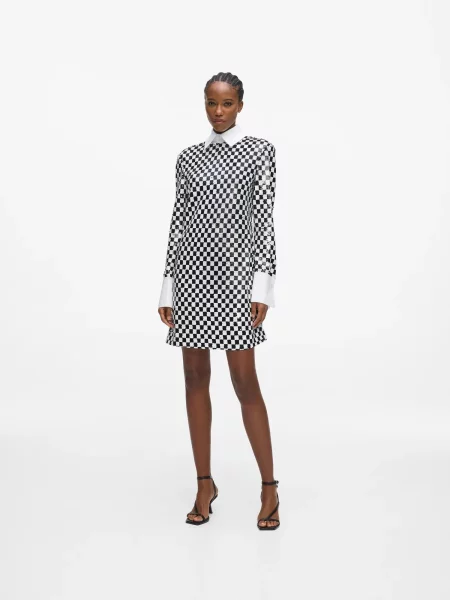 Karl Lagerfeld Rochie negru alb