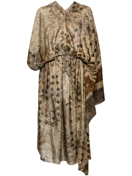 Rochie maxi Uma Wang de costum maro