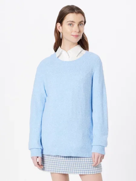 VERO MODA Pulover Doffy deschis albastru