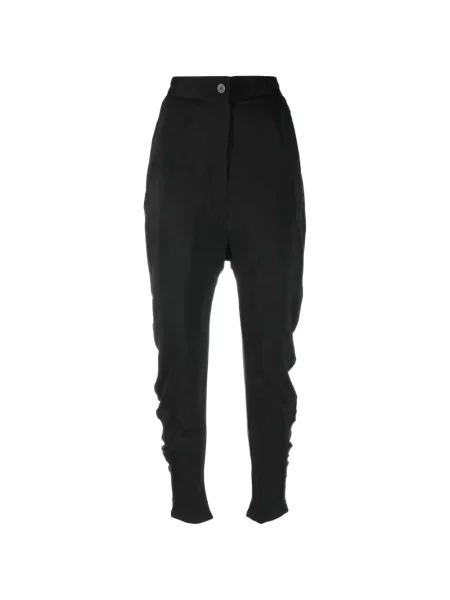 Pantaloni Tessitura conici negru