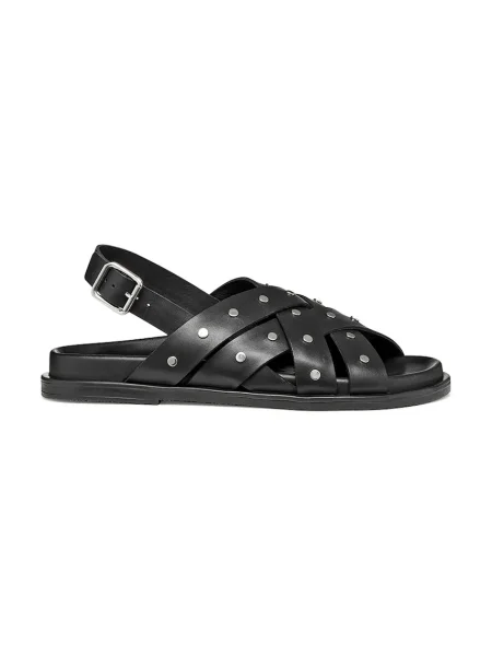 Geox sandale de piele D ADELASH negru
