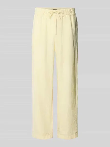 Spodnie lniane z elastycznym pasem Mcneal