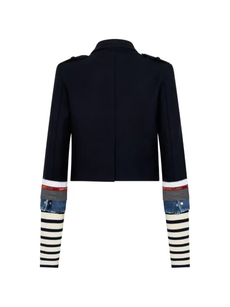 Sacou Dsquared2 de lână albastru