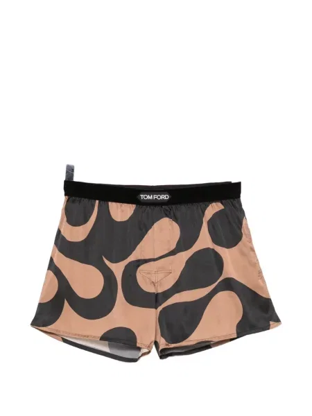 Șosete Tom Ford cu imagine cu imprimeu abstract negru