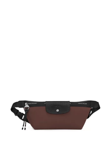 Cu centură curea Longchamp maro