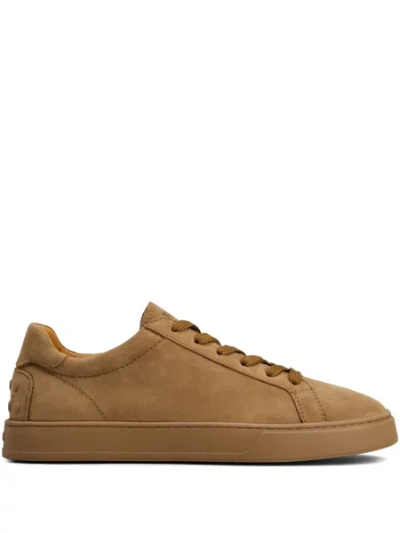 Sneakerși Tod's din piele de căprioară maro