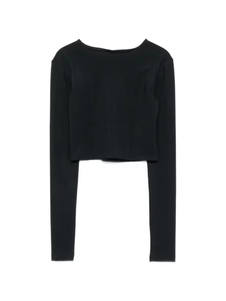 Lung top Parlor negru