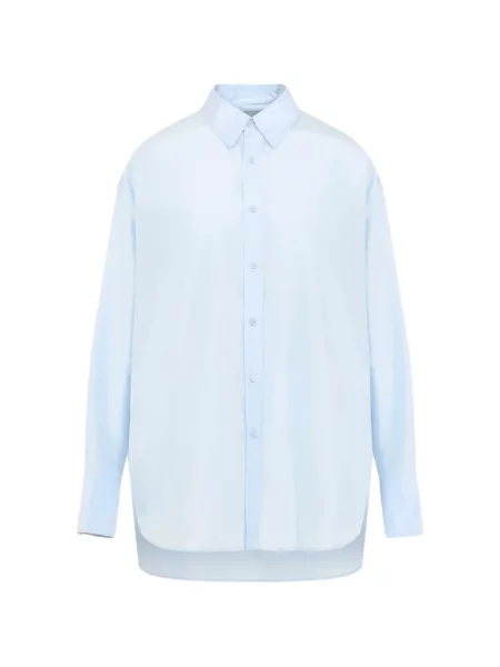 Cămașă Carven cu perle albastru
