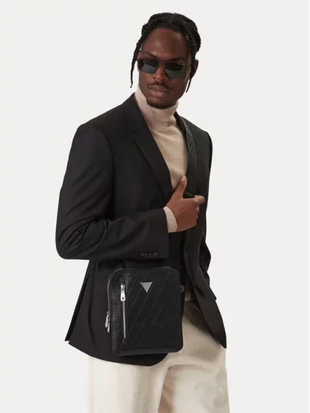 Guess Torbica za okrog pasu HMTOTE črna