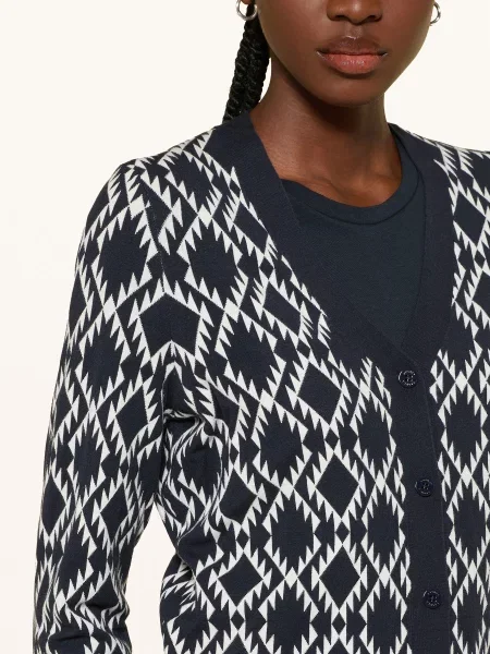 Sweter Rozpinany Bogner Amber biały