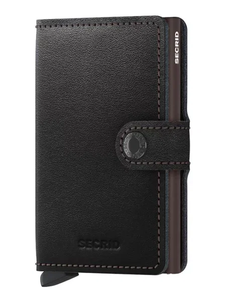 Secrid portofel de piele Black & Brown negru