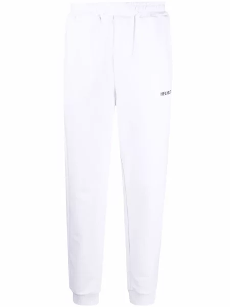 Pantaloni Helmut Lang cu imagine alb