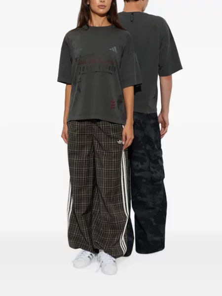 Fustă Adidas cu broderie conici cu model camuflaj negru