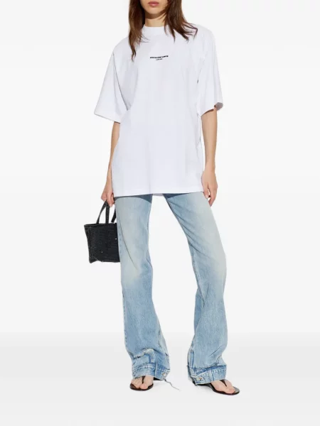 Tricou Alexander Wang cu imagine alb