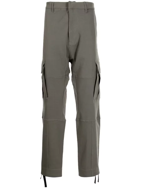 Pantaloni cargo Marcelo Burlon County Of Milan cu bretele verde
