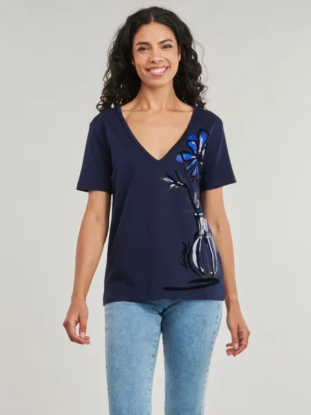 Desigual Tricou Dumas Bleumarin albastru