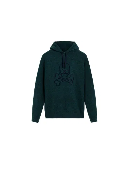 Scalpers Pulover Skull / închis verde