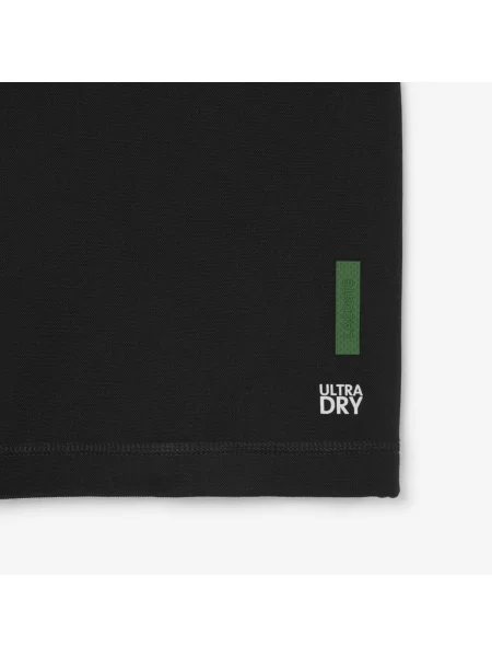 Lacoste Sportowa Koszulka Ultra Dry Ze Streczem czarna