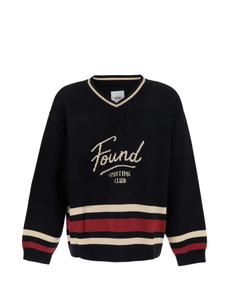 Pulover Found cu autograf negru
