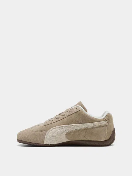 Кожаные кроссовки Puma коричневые
