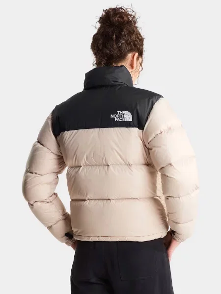 Пуховик The North Face ретро бежевый