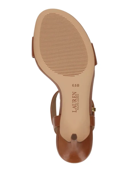 Lauren Ralph Lauren Sandali s paščki GWEN' rjava