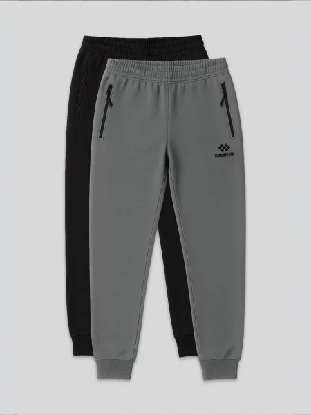 Tommy Life Športne hlače antracit