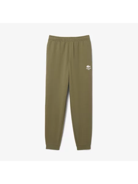 Lacoste Spodnie Dresowe Ze Zwężanymi Nogawkami zielony