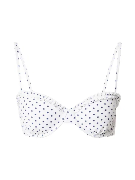 HOLLISTER Sutien costum de baie bleumarin alb