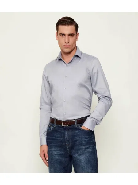 Calvin Klein Cămașă | stretch | easy care gri