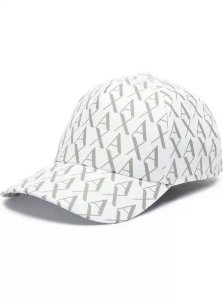 Armani Exchange Șapcă baseball alb