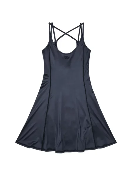 Rochie mini Diesel evazată gri