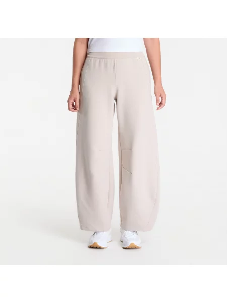 Pantaloni de trening Nike ImpossiblySoft High-Waisted Wide-Leg Pants Cream Ii/ Sail/ College Grey M gri