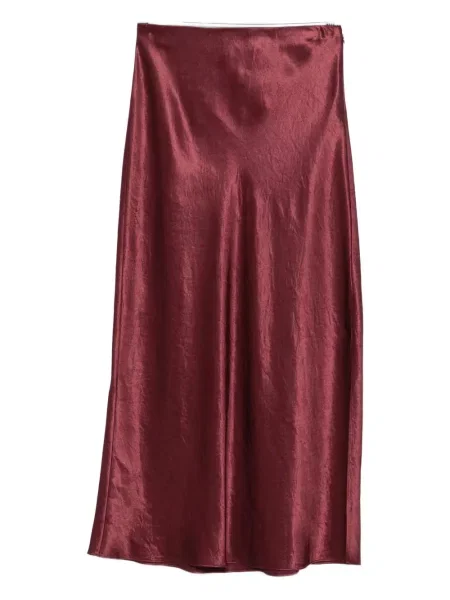 Fustă midi Vince până la genunchi roșu