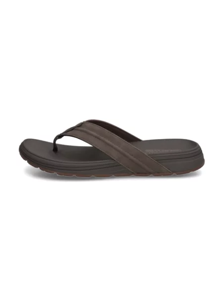 Pantofle Skechers hnědé